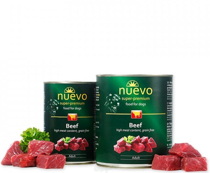 Nuevo dog adult Beef 800g