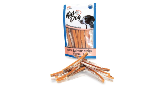 Kid Dog lososové prúžky 80g